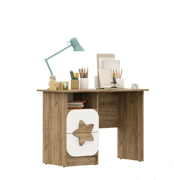 Стол письменный Колибри Крафт Золотой/Белый (RAU) 