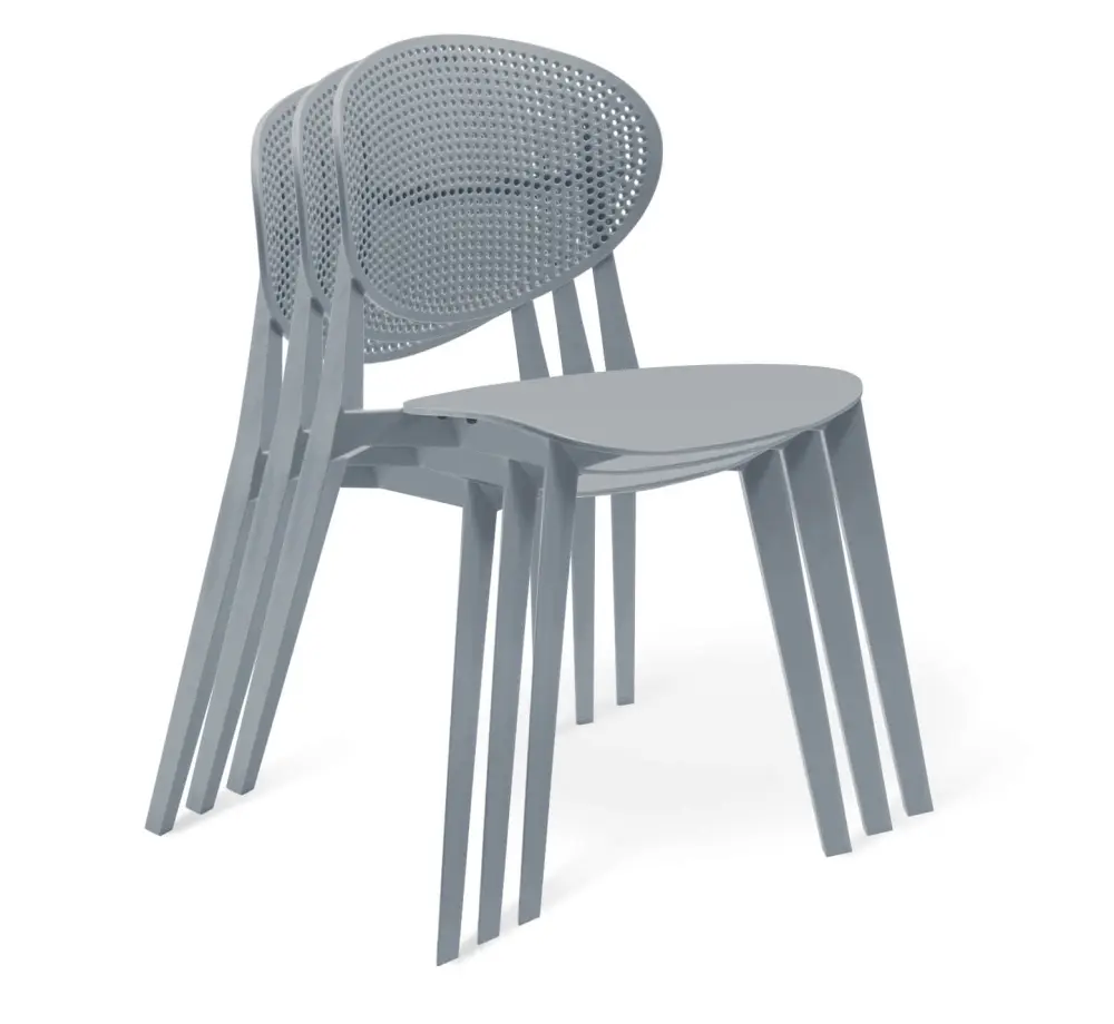 Стул SHT-S111-P пластик серый SHF  | Интернет магазин Масса Мебель