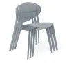 Стул SHT-S111-P пластик серый SHF  | Интернет магазин Масса Мебель