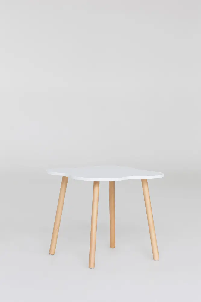 Стол детский "Облако" белый/ дерево(ANT) 