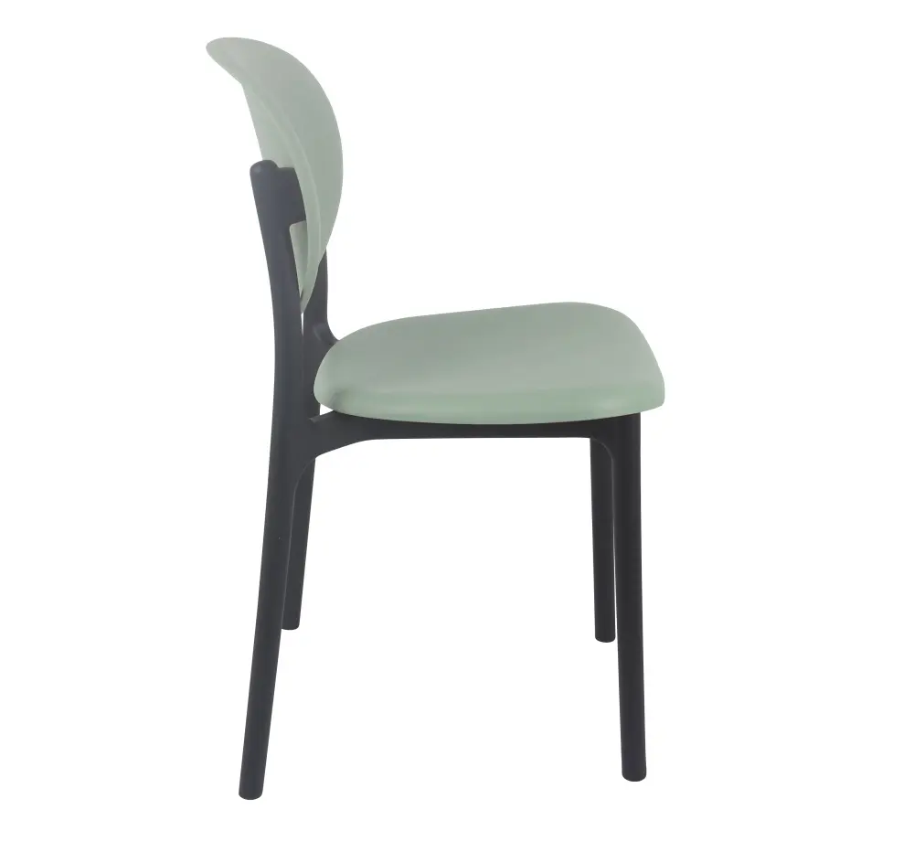 Стул пластиковый SHT-S180 зеленый / черный  (SHF) | Интернет магазин Масса Мебель