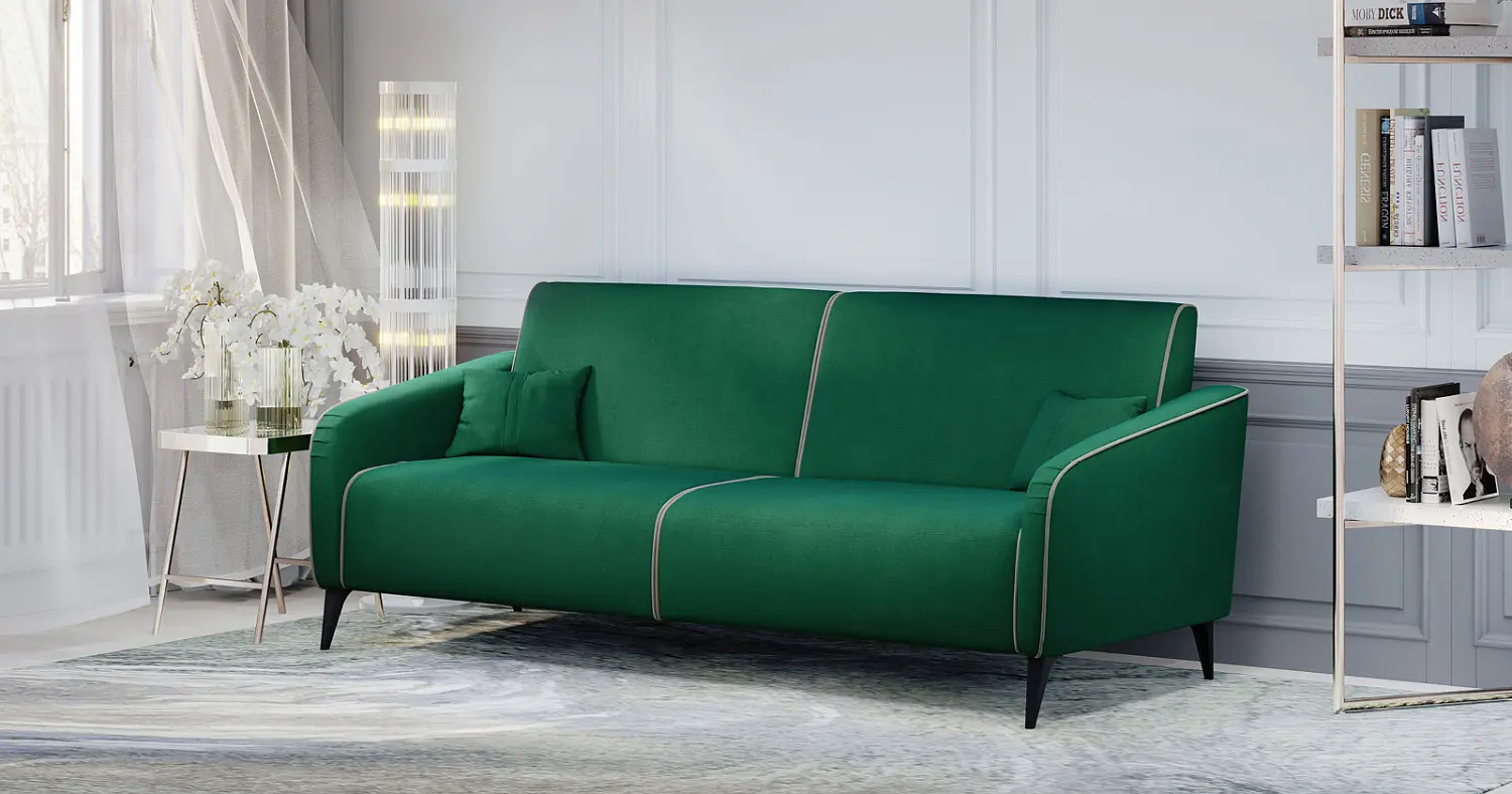 Диван прямой Ноэль книжка, велюр (NG)