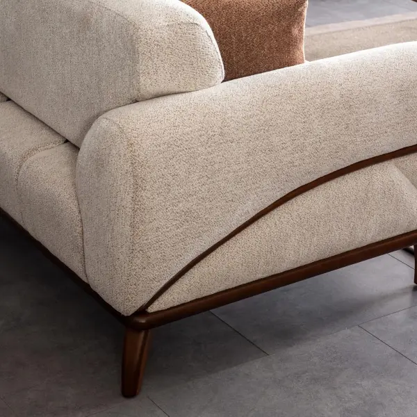 Диван прямой CLASS Gloria 030 белый (Турция)