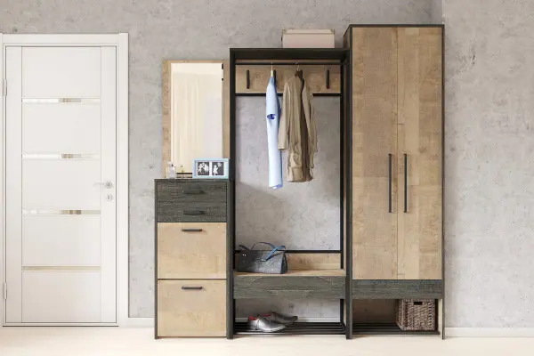 Зеркало Трувор 15.30 Дуб Гранж Песочный (Mob) 