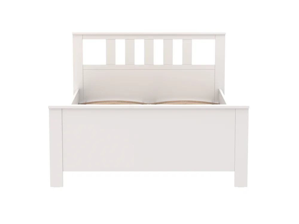 Кровать двуспальная Сага 160х200 белая (GL) 