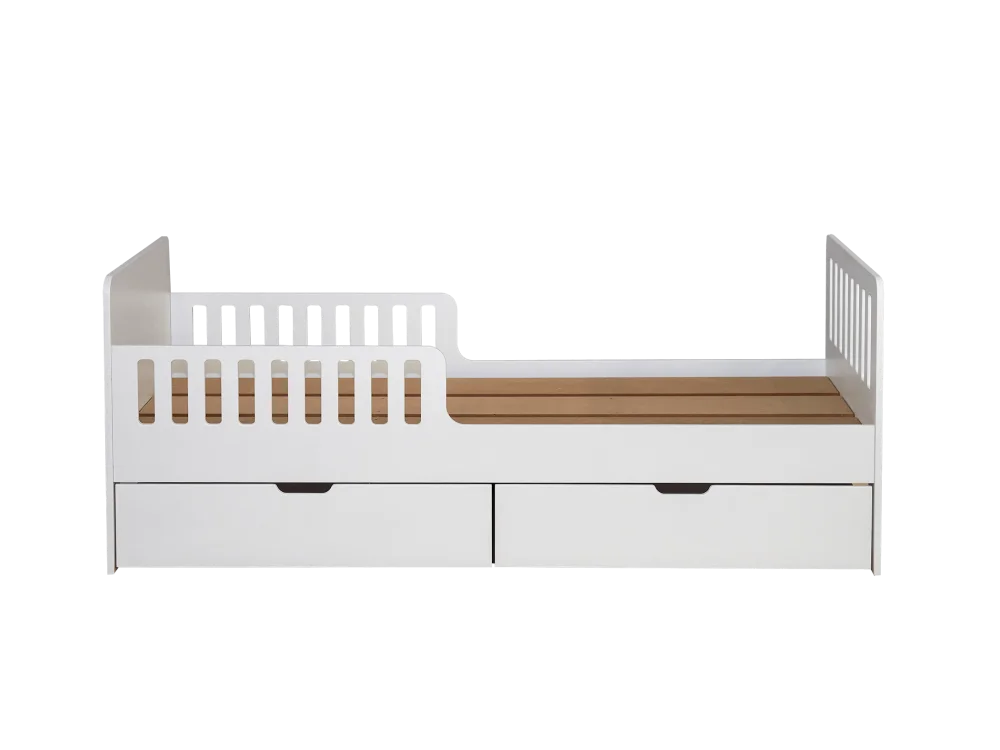 Кровать подростковая Fiora без ящиков, белый (ANT)  