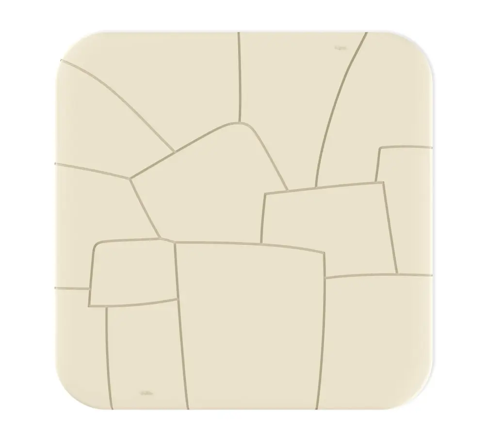 Стол пластиковый квадратный SHT-TU30/TT30 83/83 бежевый/бежевый(SHF) 