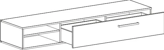 Тумба под ТВ Кельн 1750 (MEBG) | Интернет магазин Масса Мебель