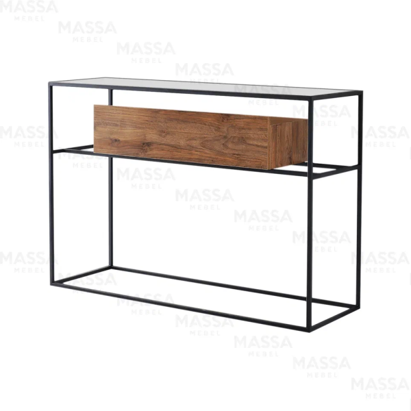 Консоль Sienna МДФ/Металл/Стекло (Турция)