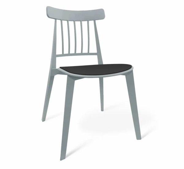 Стул SHT-S108-P серый/черный (SHF) 