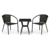 Комплект плетеной мебели из искусственного ротангаT25A/Y137C-W53 Brown 2Pcs (AG)