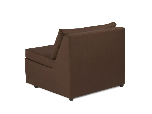 Кресло раскладное для отдыха Йоки рогожка коричневый (GL) | Интернет магазин Масса Мебель