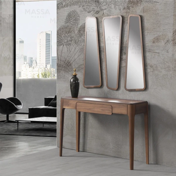 Зеркало настенное SOFT 1510 в раме из ореха (Турция)  