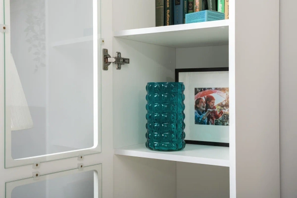 Комплект мебели в гостиную Остин №3 Белый/Дуб золотой (Mob) | Интернет магазин Масса Мебель