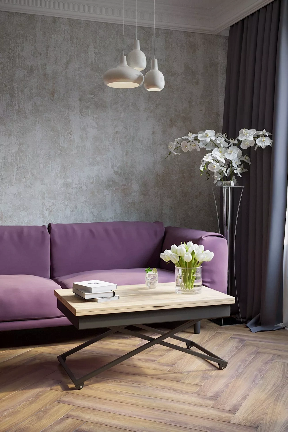 Стол трансформируемый АНДРЭ Loft (KL)