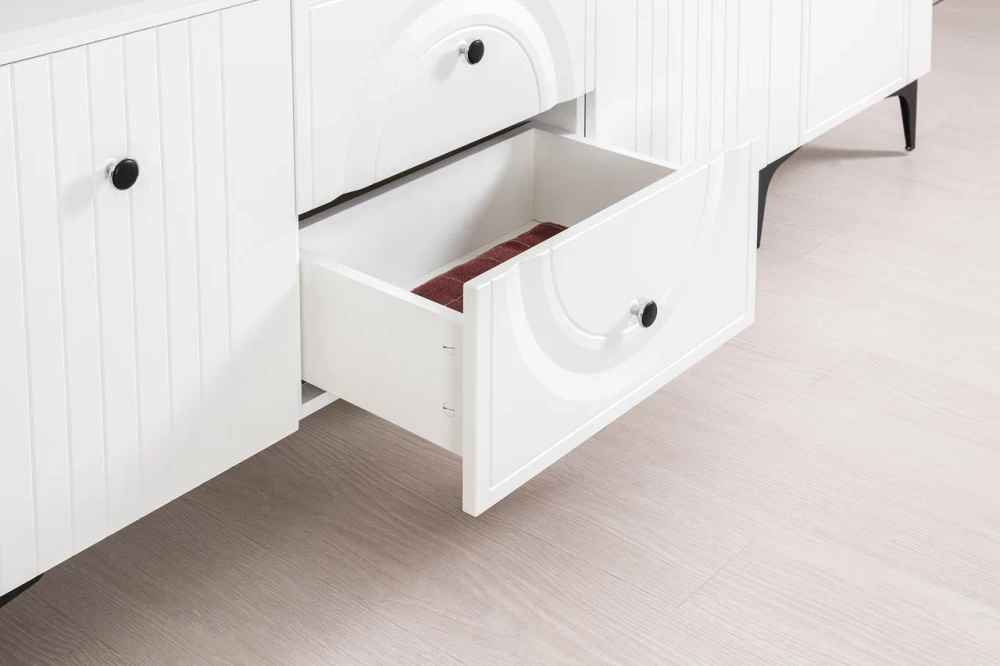 Комплект мебели в гостиную Валенсия №3 белый (Mob) 