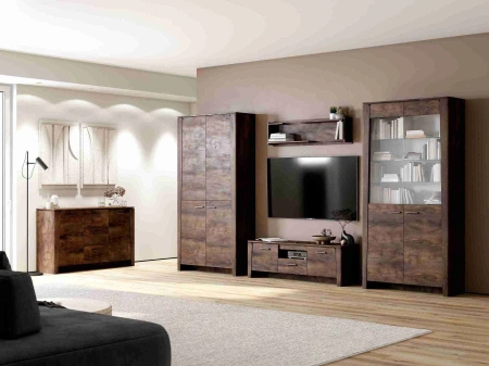 Тумба - Комод Мальта 2 двери 3 ящика Таксония (MEBG)