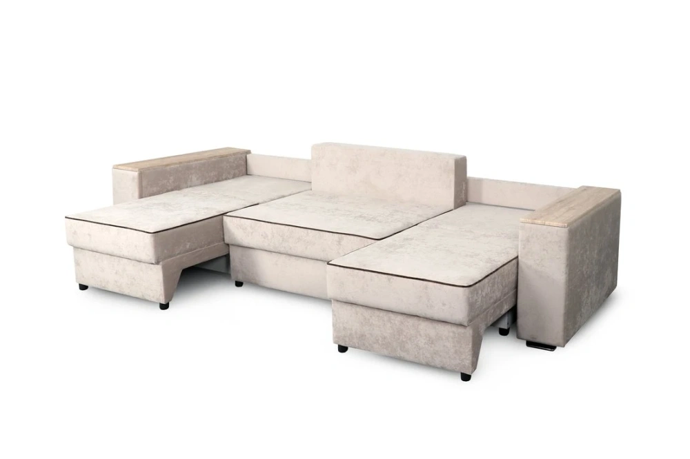 Диван-кровать Бостон 2400 с функциональными подлокотниками (MEBG) | Интернет магазин Масса Мебель