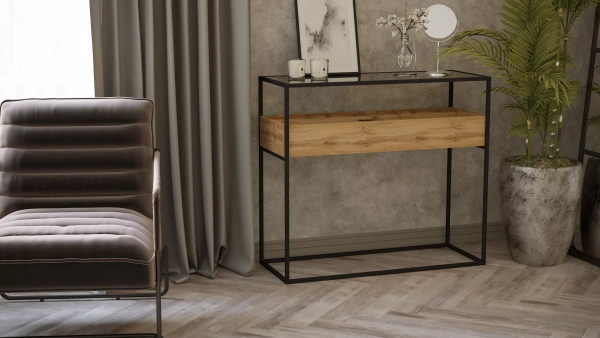 Консоль Кассо К01 Дуб вотан (KL)