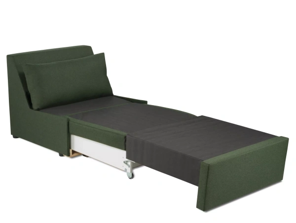 Кресло раскладное для отдыха Йоки рогожка зеленый (GL) | Интернет магазин Масса Мебель