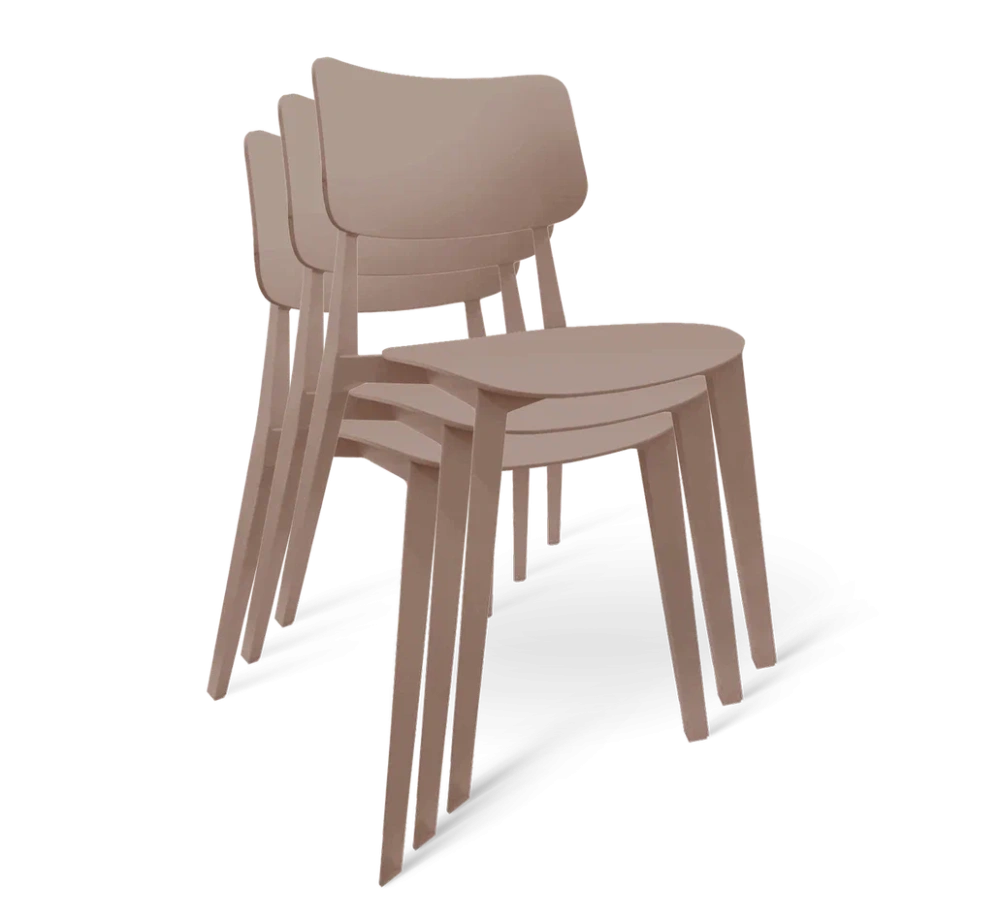 Стул SHT-S110-P пластик капучино SHF | Интернет магазин Масса Мебель