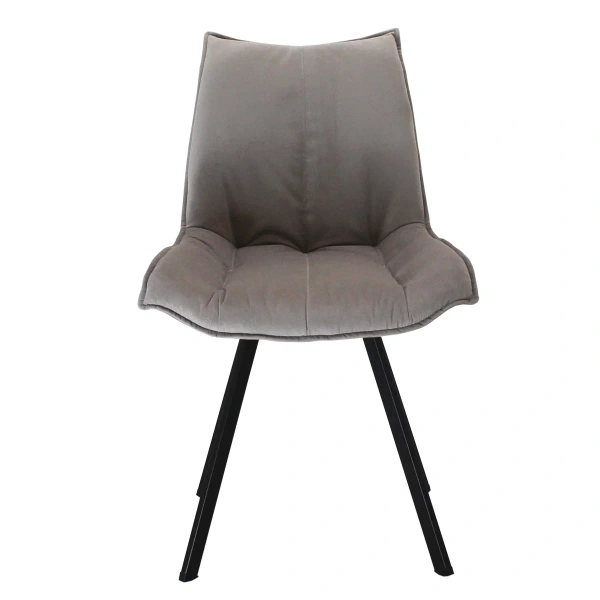 Стул мягкий Изи 360 с поворотным механизмом металл/велюр (VIS) | Интернет магазин Масса Мебель