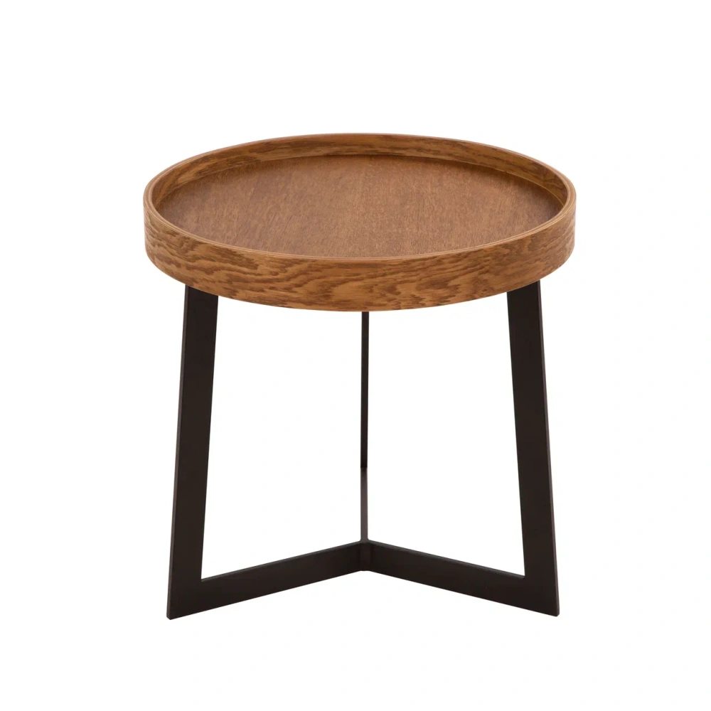 Стол журнальный Орбита-1 шпон, дуб натуральный (GT) 