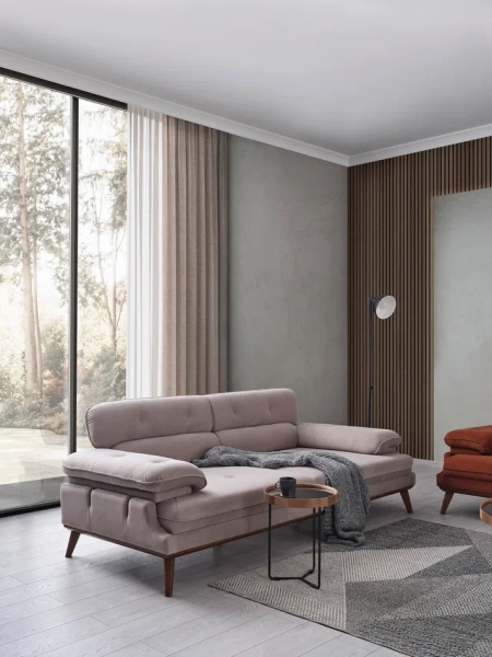 Диван прямой Bella велюр (Турция) | Интернет магазин Масса Мебель