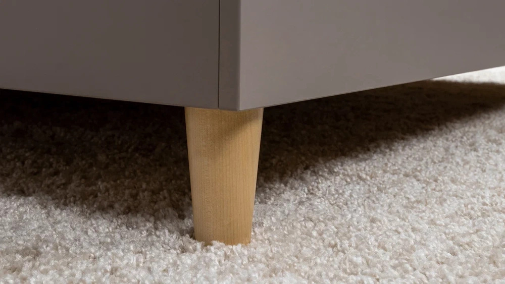 Комплект мебели в спальню Амьен №1 Плэйн/Веллюто Капучино (Mob) 