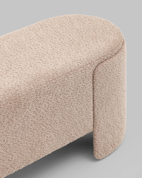 Банкетка Taks букле капучино (SG) | Интернет магазин Масса Мебель