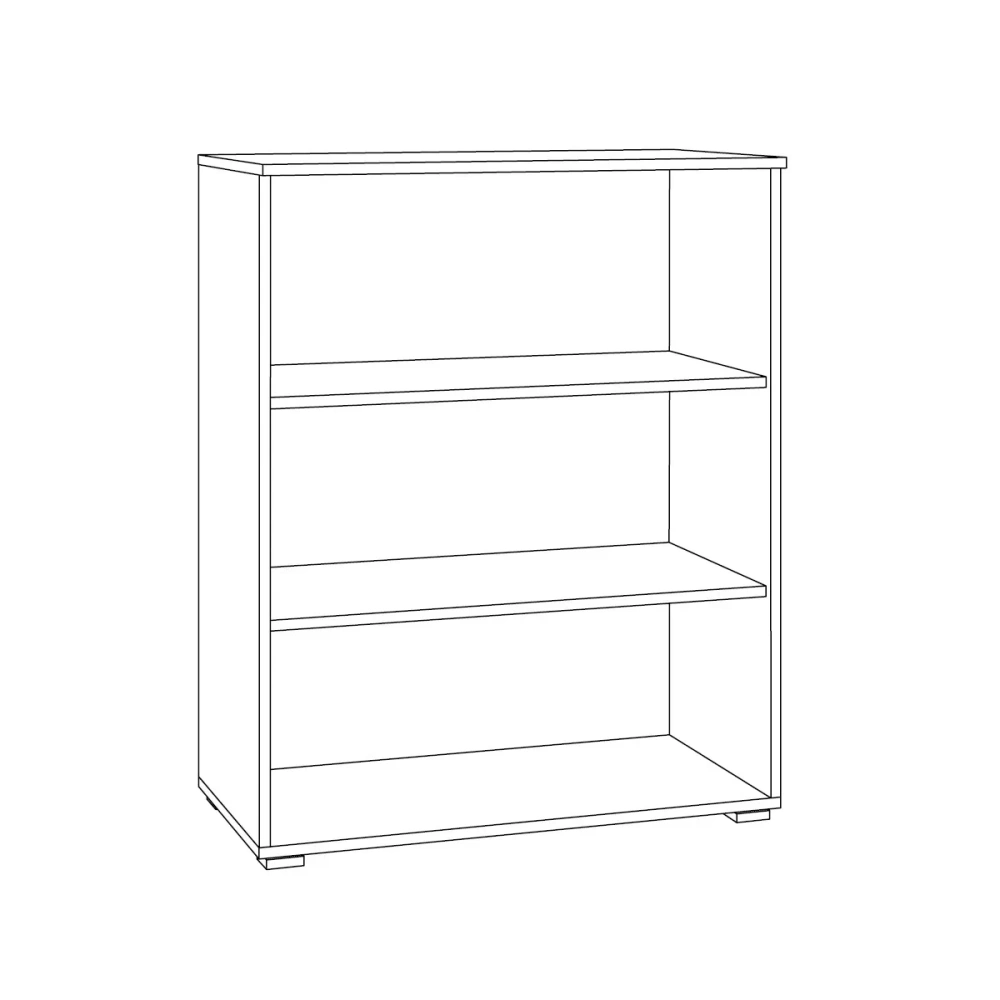 Шкаф-витрина Остин 16.394.01 Серый графит/Дуб Золотой (Mob) 