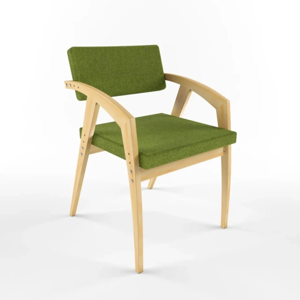 Рабочее место стол со стулом  Бруно Дерево/Олива (POP)