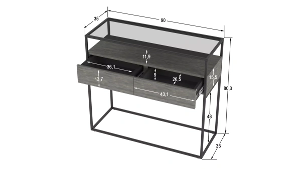 Консоль Эйден интра (KL) | Интернет магазин Масса Мебель