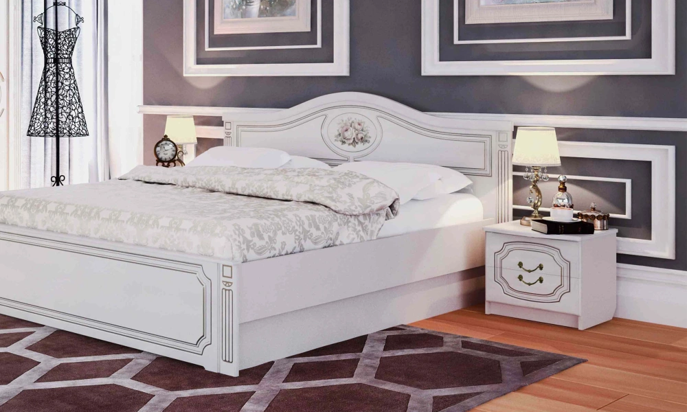 Кровать двухспальная Верона 160х200 (MEBG) 