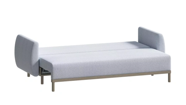 Диван кровать Тулисия пастельно голубой рогожка (GL) | Интернет магазин Масса Мебель