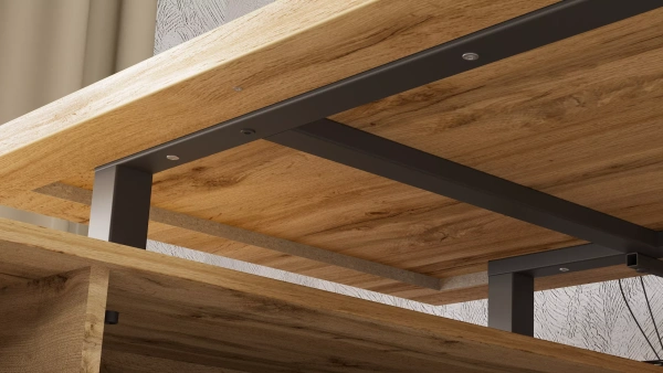 Рабочий стол Хардвиг СР01/L ЛДСП дуб вотан (KL) | Интернет магазин Масса Мебель