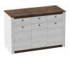 Тумба - Комод Даллас 3 двери 3 ящика (MEBG)