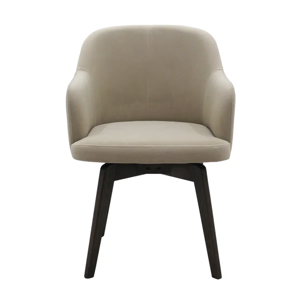 Стул мягкий c поворотным механизмом Rot MOLLI AL дуб олово/велюр (VIS) | Интернет магазин Масса Мебель