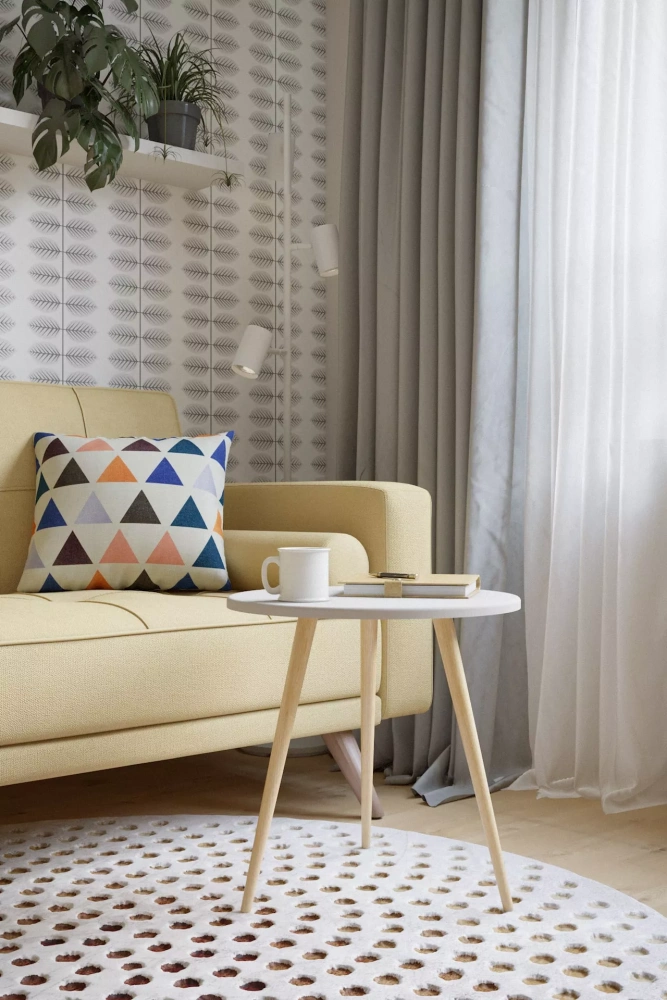 Стол журнальный Бекс 450 Крем (KL)