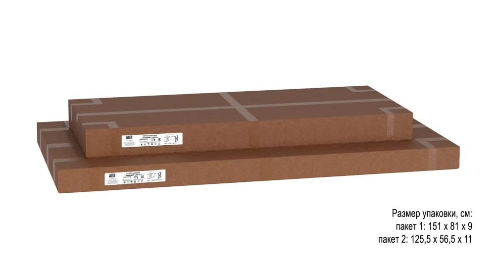 Рабочий стол Хардвиг СР01/L ЛДСП дуб вотан (KL) | Интернет магазин Масса Мебель