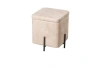 Пуф квадратный Grand бархат бежевый (TC) Выставочный образец | Интернет магазин Масса Мебель