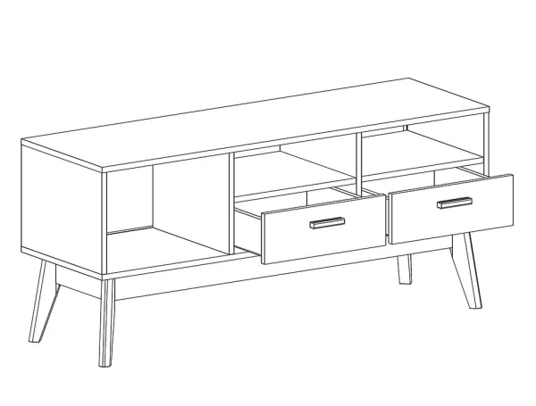 Тумба под ТВ Калгари (MEBG) | Интернет магазин Масса Мебель
