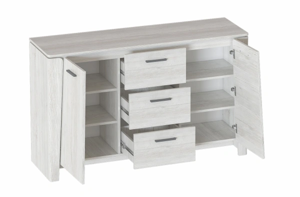 Тумба - Комод Мальта 2 двери 3 ящика Дуб винтерберг (MEBG)