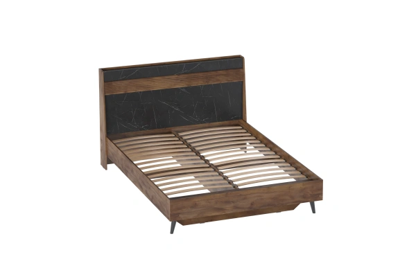 Комплект мебели для спальни Браун Таксония/Мрамор неро (MEBG) | Интернет магазин Масса Мебель