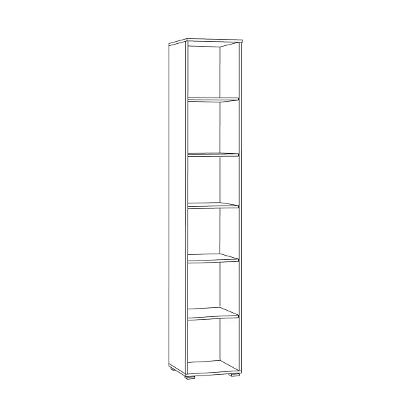 Комплект мебели в гостиную Остин №5 Серый Графит/ Дуб Золотой (Mob) | Интернет магазин Масса Мебель