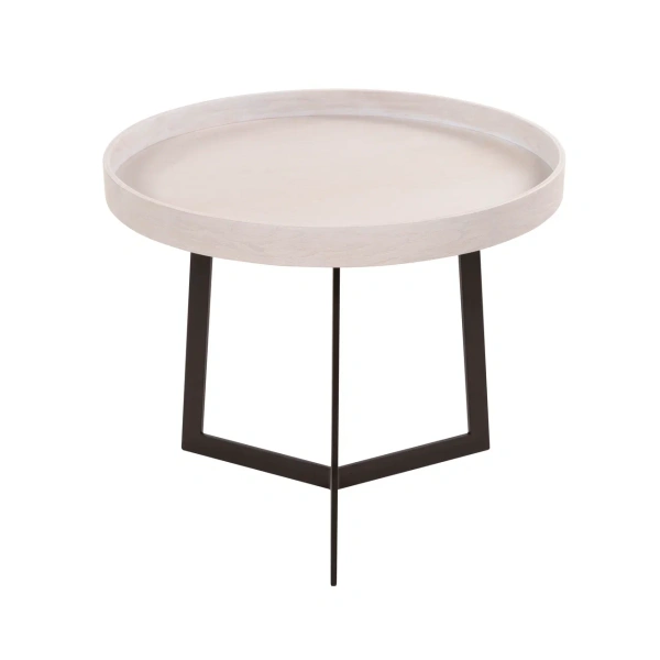 Стол журнальный Орбита-2 шпон, ясень белый (GT) 