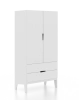 Шкаф распашной Fiora белый (ANT)