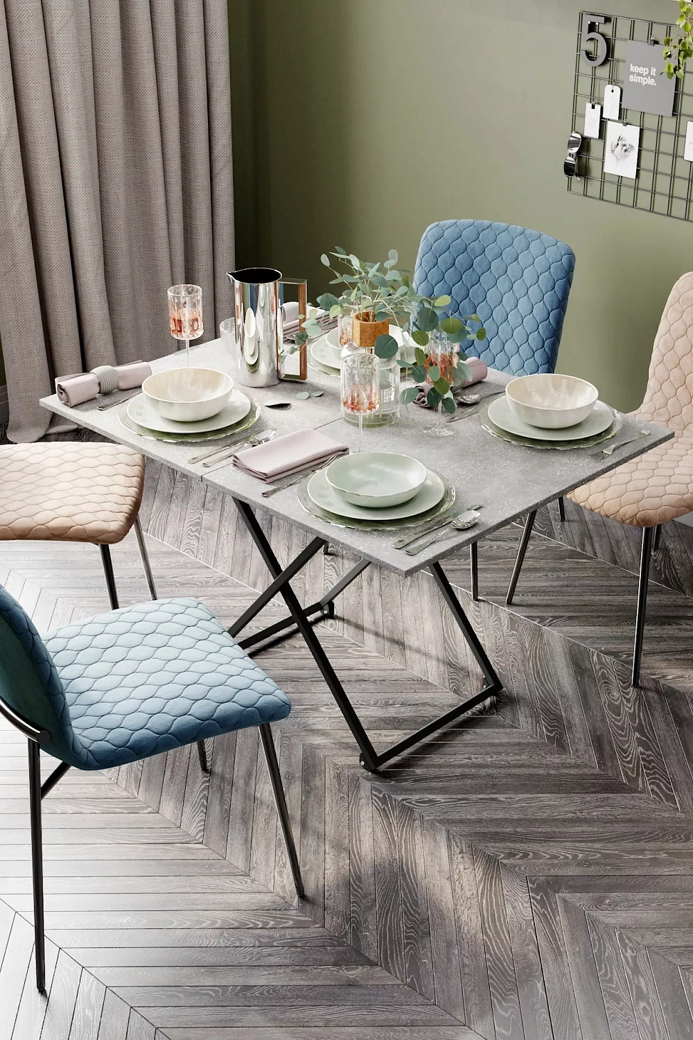 Стол трансформируемый АНДРЭ Loft (KL)