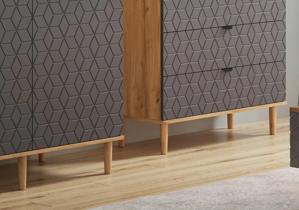 Шкаф трехстворчатый Денвер (MEBG) 